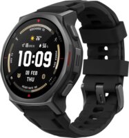 Amazfit T-Rex 3 Pro Okosóra 44mm Fekete Szilikon szíjjal - Titán