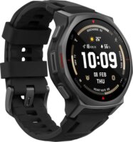 Amazfit T-Rex 3 Pro Okosóra 44mm Fekete Szilikon szíjjal - Titán