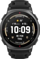 Amazfit T-Rex 3 Pro Okosóra 44mm Fekete Szilikon szíjjal - Titán
