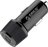 Orico UCC-2U-BK USB-A + USB-C Autós Töltő 15W - Fekete