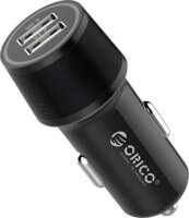 Orico UCC-2U-BK USB-A + USB-C Autós Töltő 15W - Fekete