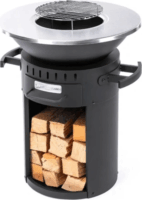 Fieldmann FZG 1019 3 az 1-ben Faszenes Kerti grillsütő - Fekete