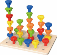 Tooky Toy 53 darabos Fa fejlesztő szett