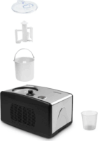 Medion LIFE MD 18387 Fagylaltkészítő 0,8L 150W - Ezüst/Fekete