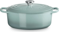 Le Creuset Signature Öntöttvas főzőedény 29 cm - Kékeszöld