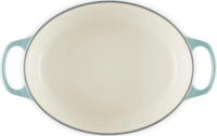 Le Creuset Signature Öntöttvas főzőedény 29 cm - Kékeszöld
