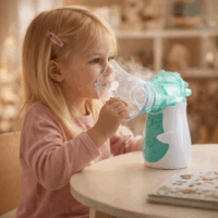 Inhalator ORO-MESH Baby Akkus porlasztó inhalátor - Zöld