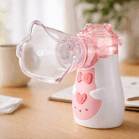 Inhalator ORO-MESH Baby Akkus porlasztó inhalátor - Rózsaszín