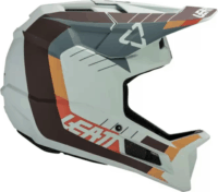Leatt MTB Gravity 2.0 V25 Kerékpáros Sisak - Fehér / Barna (L 59-60cm)