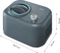Medion LIFE MD 10169 Fagylaltkészítő 600ml 100W - Szürke