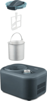 Medion LIFE MD 10169 Fagylaltkészítő 600ml 100W - Szürke
