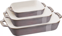 Staub 1008692 Sütőforma készlet 3 darabos - Antik szürke