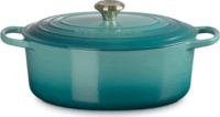 Le Creuset Signature Öntöttvas főzőedény 31cm - Kék