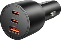 Orico PL-165-1A2C-BK USB-A + 2x USB-C Autós Gyorstöltő 165W - Fekete
