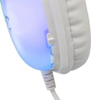 White Shark Peacock-W-2 Vezetékes Gamer RGB Fejhallgató Headset - Fehér