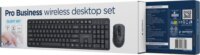Gembird KBS-WMS-01 Wireless Billentyűzet + Egér US - Fekete