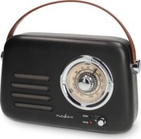 Nedis RDFM2600BK Hordozható FM Táskarádió - Fekete