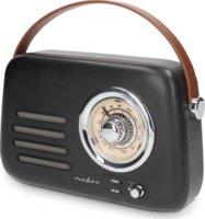 Nedis RDFM2600BK Hordozható FM Táskarádió - Fekete