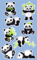 Avery 57297 Glossy pandás matrica csomag
