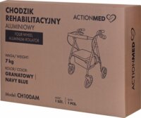 ActionMed CH100AM összecsukható Rollátor Max 136kg - Kék