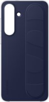 Samsung Galaxy S25 FE Szilikon Álló tok szíjjal - Sötétkék