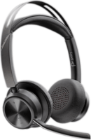 HP Poly Voyager Focus 2 Bluetooth Call Center Headset + USB-C/A Adapter - Fekete