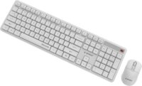 Gembird KBS-WMS-01-W Wireless Billentyűzet + Egér US - Fehér