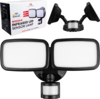 Maclean MCE524 B LED Kül / Beltéri Mozgásérzékelős Fali lámpa - Fekete