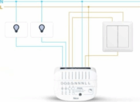 Nice FGD-223 EU DoubleDimmer Control 2-csatornás Z-Wave Okos LED Fényerőszabályozó