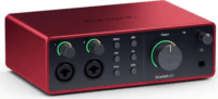Focusrite Scarlett 4i4 4Gen USB 4 csatornás Audio Interfész - Bordó