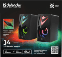 Defender J4 2.0 Hangfal 6 Watt - Fekete