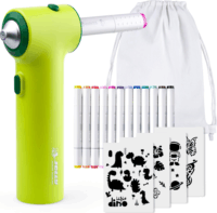 Jolly Airbrush Textile 12 darabos Kétvégű textilmarker készlet - Több színű