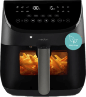 Medion Life X20 MD 13060 AirFryer Forrólevegős sütő 6,6L 1700 Watt - Fekete
