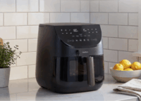 Medion Life X20 MD 13060 AirFryer Forrólevegős sütő 6,6L 1700 Watt - Fekete