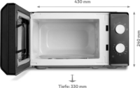 Medion MD11475 Mikrohullámú sütő 20L 700W - Fekete