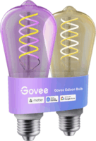 Govee Smart Edison LED izzó készlet 2 db 5W 500lm 4500K E27