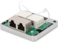 Digitus DN-93713 2x RJ45 Cat6a Árnyékolt Hálózati Csatlakozódoboz - Fehér