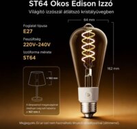 Govee Smart Edison LED Izzó 5W 500lm 4500K E27 - RGBWW