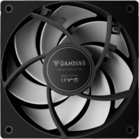 Gamdias Notus M1-1203 ARGB 120mm Rendszerhűtő Ventilátor 3db - Fekete
