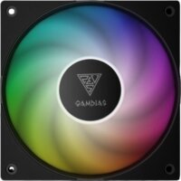 Gamdias Notus M1-1203 ARGB 120mm Rendszerhűtő Ventilátor 3db - Fekete