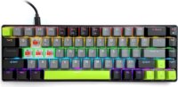 Media-Tech MT1260 MX60 60% Mechanikus Vezetékes Gaming Billentyűzet ENG - Fekete/Szürke/Zöld