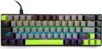 Media-Tech MT1260 MX60 60% Mechanikus Vezetékes Gaming Billentyűzet ENG - Fekete/Szürke/Zöld