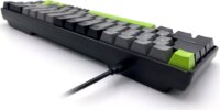 Media-Tech MT1260 MX60 60% Mechanikus Vezetékes Gaming Billentyűzet ENG - Fekete/Szürke/Zöld