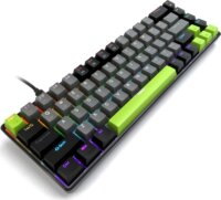 Media-Tech MT1260 MX60 60% Mechanikus Vezetékes Gaming Billentyűzet ENG - Fekete/Szürke/Zöld