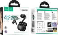 Hoco EQ34 Bluetooth Fülhallgató Headset Töltőtokban - Fekete