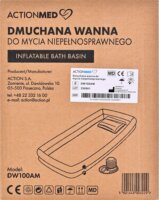 ActionMed DW100AM Felfújható fürdőkád Ágyban való fürdetéshez
