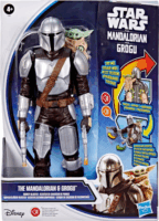 Hasbro Star Wars Interaktív Angolul Beszélő Mandalóri és Grogu Játékfigura 30 cm