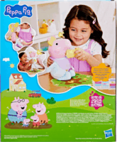 Hasbro Peppa Malac röfögő és gügyögő Evie plüssfigura