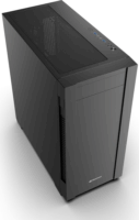 Sharkoon S25-V2 Midi Torony Számítógépház + 2db 120mm ventilátor - Fekete