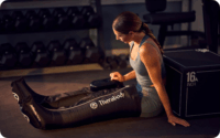 Therabody RecoveryAir JetBoots Prime Regeneráló Lábmasszírozó (M) - Fekete